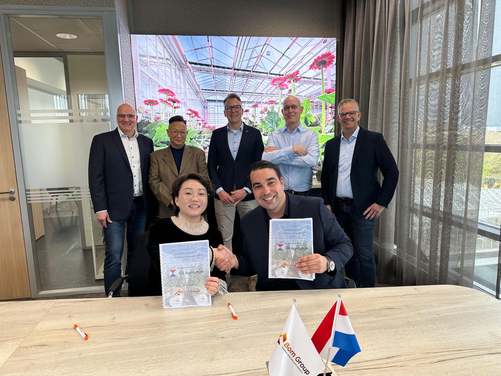 Bom Group and HX Agriculture Sign Long-Term Partnership for HX AGF High-Tech Greenhouse Projects Across China-image