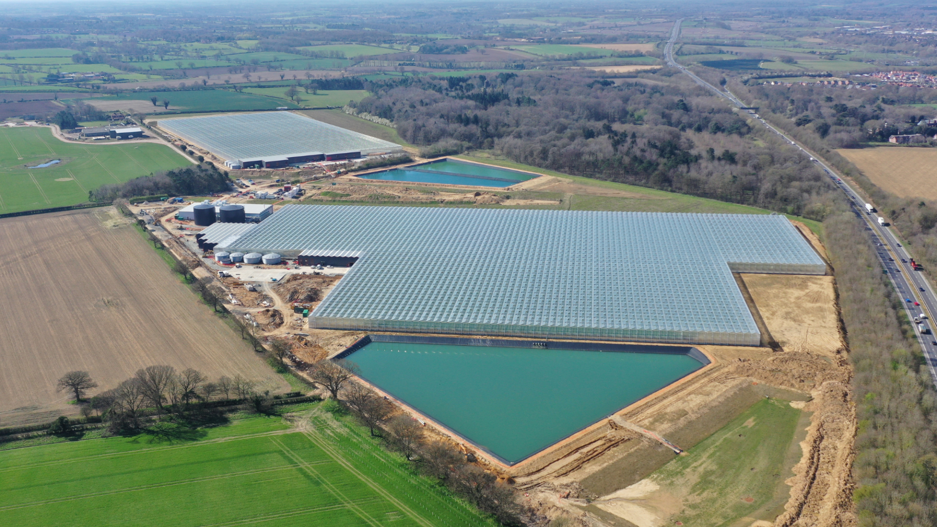 Recycled Water-Heated Greenhouses at Crown Point, United Kingdom